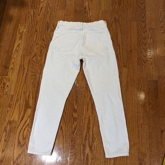 AGOLDE Nico Ultra High-Rise Slim Jeans in white, size 25 - Picture 4 of 11